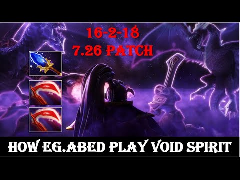 EG.Abed [Void Spirit] WTF Carry Gank Whole Map (7.26 Dota 2)