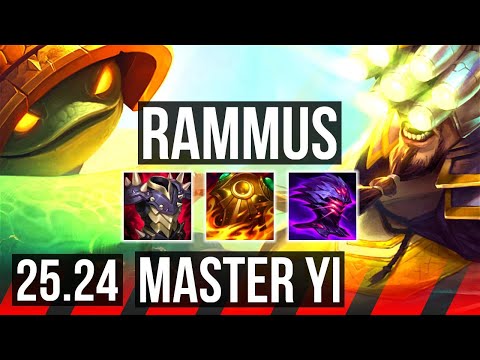 RAMMUS vs MASTER YI (TOP) | EUW Master | 25.24