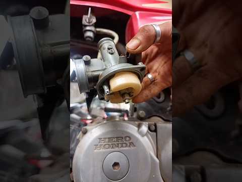 Carburettor Float Pin Check #bike #carburetor #float