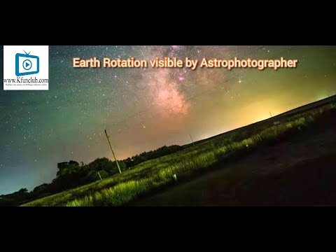 Earth Rotation visible by Astrophotographer | Earth's Rotation Visualized in a Timelapse 2020
