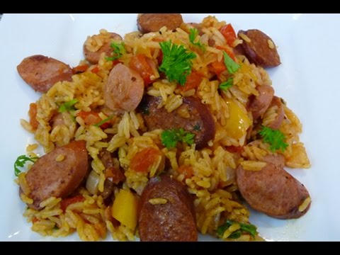 Chorizo and Sausage Jambalaya Recipe (Easy and delicious) how to,