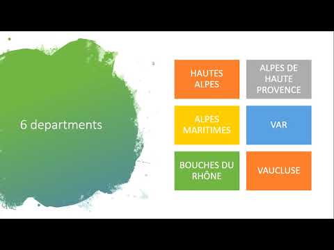 Géographie: la région PACA