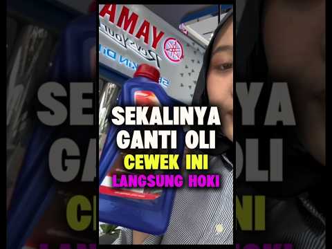 Niat Ganti Oli, Cewek Ini Malah Dapat Motor