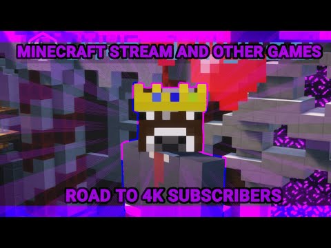 EPIC Minecraft Stream for 4k Subs - Don't miss out!