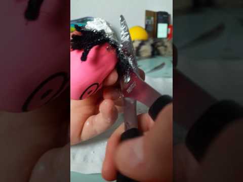 Schneiden anti Stress Ball auf😂