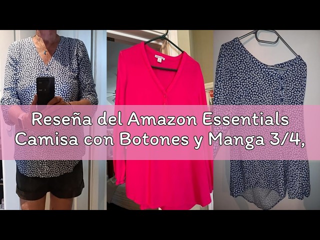 Vídeo relacionado con Amazon Essentials Conjunto de pijama de franela de manga larga con botones frontales y pantalón para mujer, color crudo, árbol festivo, talla XS