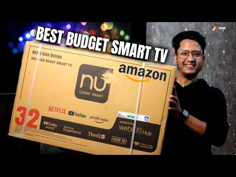 Best Budget Smart TV on Amazon | NU 32" Smart TV with HD Ready HDR 10+, Gaming Console, Bluetooth 5