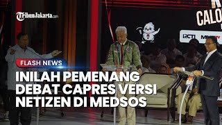Pemenang Debat Capres Ketiga Versi Netizen: Eksposure Anies Terbesar dari pada Ganjar dan Prabowo