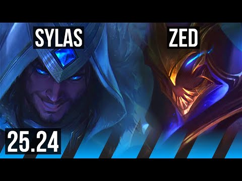 SYLAS vs ZED (MID) | 11/2/8 | NA Grandmaster | 25.24