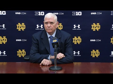 @NDHockey | Jeff Jackson Post-Game Press Conference vs. Ohio State, Game 1 (2019)