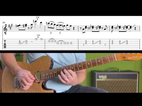 Country Blues Licks with TAB and notation