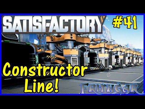 Let's Play Satisfactory #41: Constructor Line!