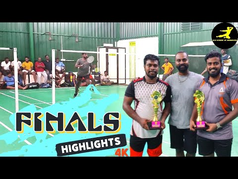 4K - Badminton | Beginner League Tournament | Men's Doubles | Hari & Shanmugam - Finals Highlights