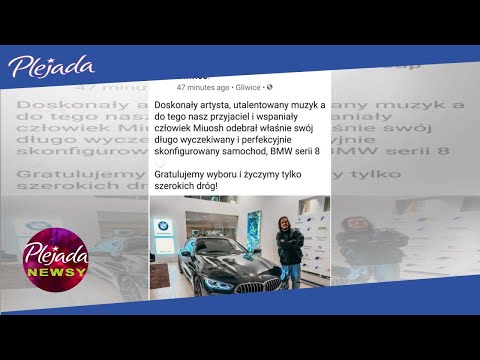 Raper Miuosh dostał 2 mln od państwa i odebrał nowe BMW!