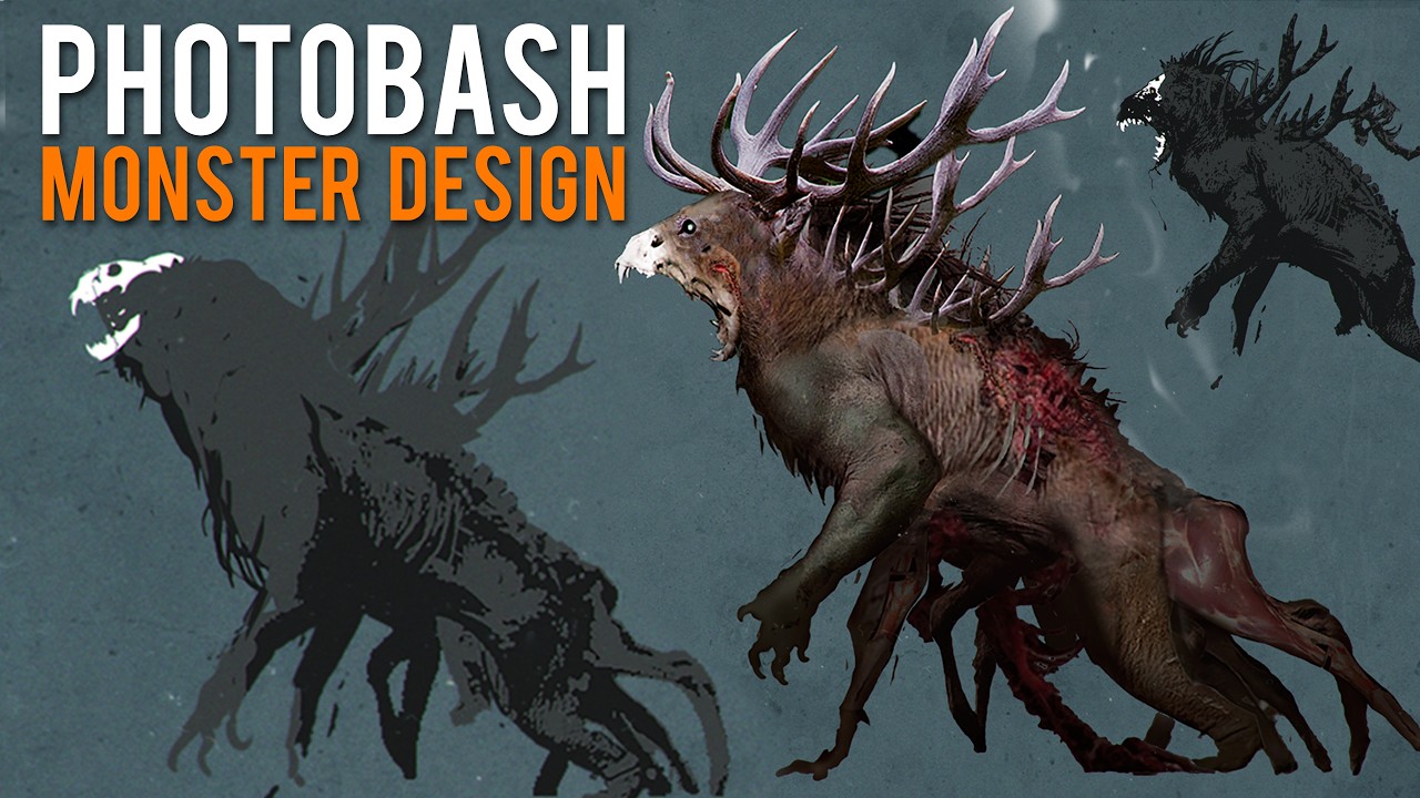 The Frankenstein Method for Artists (Photobashing + Shape Carving)