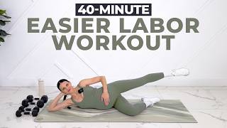 Complete Pregnancy Workout For An Easier Labor | Strength + Pilates | All Trimesters