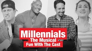 Fun With The Rock, Lin-Manuel Miranda & The Cast of \