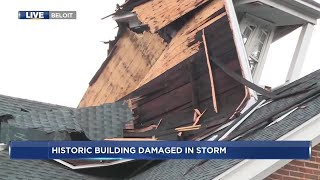 Historic building in Beloit heavily damaged by storm