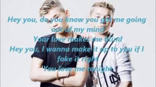 HEY YOU - MARCUS &amp; MARTINUS LYRICS