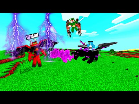 Minecraft | Demon Boss Entered In Minecraft World | Oggy And Jack | Rock Indian Gamer |