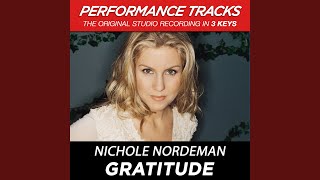 Gratitude (Performance Track In Key Of C-D With Background Vocals)