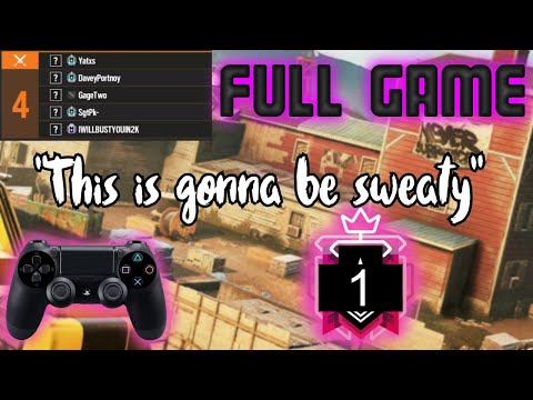Sweaty Placement Match (Full Game): PS4 Champion Ranked - Rainbow Six Siege Operation Shadow Legacy