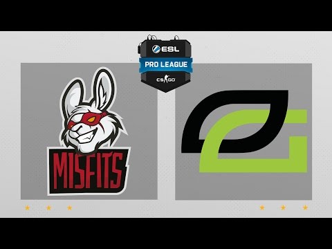 CS:GO - Misfits vs. OpTic [Cbble] Map 1 - ESL Pro League Season 5 - NA Matchday 18