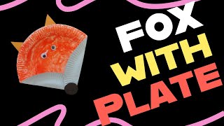 How to make paper plate fox l Paper plate craft ideas l DIY l Step by step