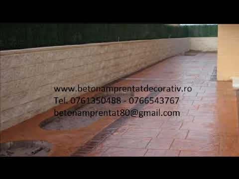 Beton Amprentat Podu Cheii -Prahova Tel.0761350488 -0766543767