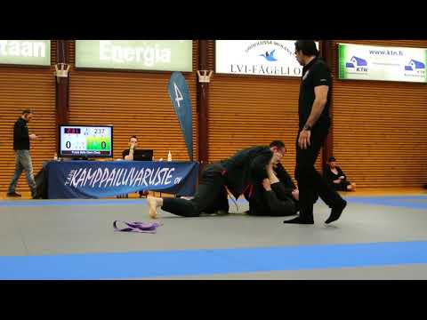 BJJ Finnish Open 2019 Men Purple Belts Open weight 32nd final Iyroslav Iunka   Ibragim Ismailov