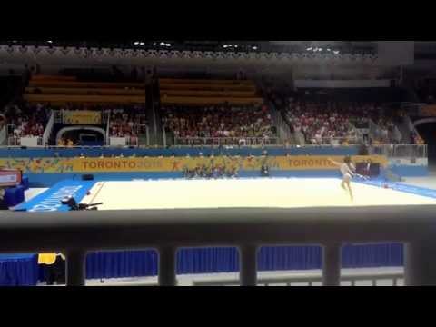 Jul 19, 2015 PanAm 2015 Rhythmic Gymnastics - Gold Medal - Hoop - USA - Laura Zeng