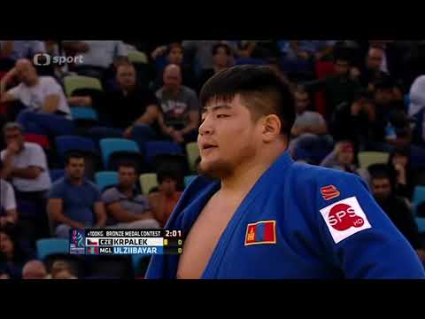 Baku 2018 Bronze +100 kg Krpálek CZE Ulziibayar MGL