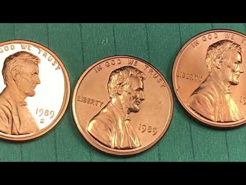 United States 1989 Lincoln Penny - DC Minutes US Coins