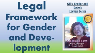 Legal Framework of Gender and Development in the Philippines
