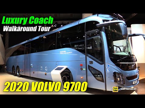 2020 Volvo 9700 57-Seat 3-axle Luxury Coach - Exterior Interior Walkaround