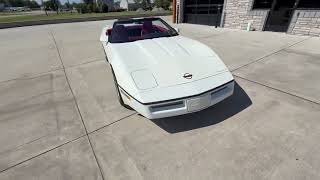 13k-Mile 1990 Chevrolet Corvette Convertible Exterior Walk Around & Idle