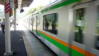 preview picture of video 'JR Train at Yugawara Station'