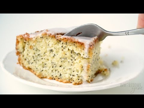 Lemon Poppy Seed Low Carb Keto Pound Cake Recipe With Almond Flour