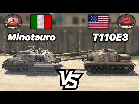 НА ЗАБИВ#123 | У КОГО КРЕПЧЕ БРОНЯ | Итальянский Minotauro VS T110E3 | Обновление 9.4