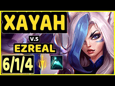 PAPRYZE (XAYAH) vs EZREAL - 6/1/4 KDA BOTTOM ADC CHALLENGER GAMEPLAY - OC