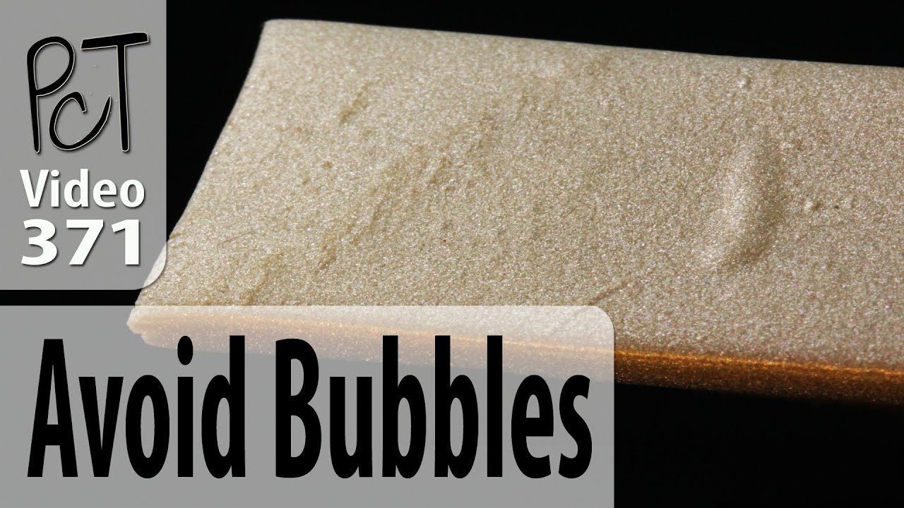 Avoid Trapping Bubbles in Your Polymer Clay Projects