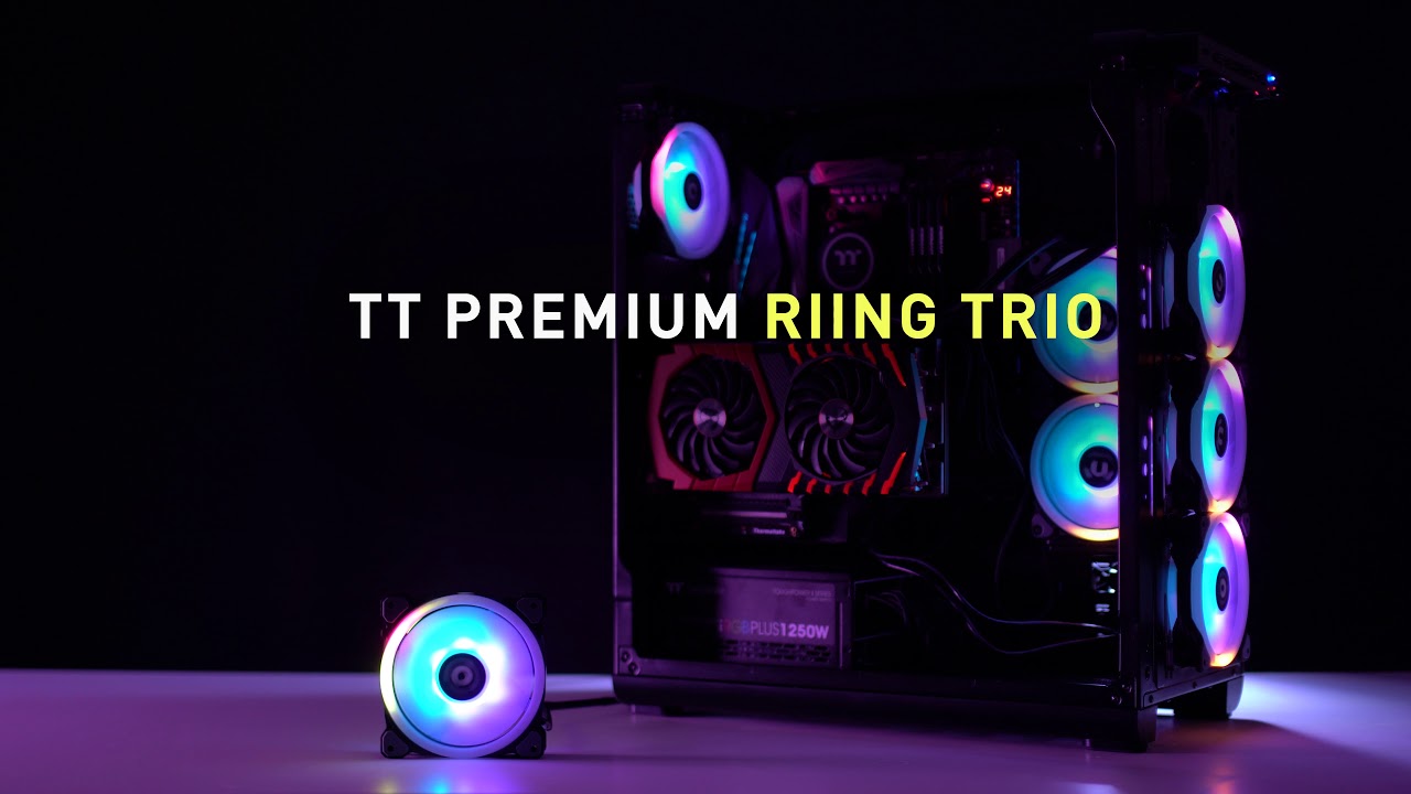 Pin Array Riing 12 Fan Thermaltake Riing Trio 12 RGB Fan Review - Funky Kit
