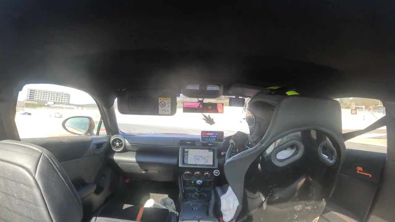 サーキット初心者　フジスピードウェイ　2026/2/21 GR86　個人記録用