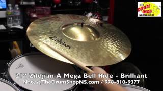 Video thumbnail for Zildjian A Mega Bell Ride 21'' - Brilliant - The Drum Shop North Shore by Nate Morrison Drums