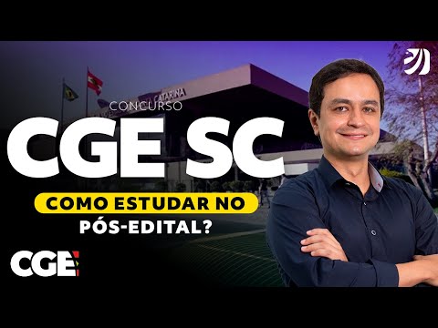Concurso CGE SC: como estudar no pós-edital? Com Erick Alves