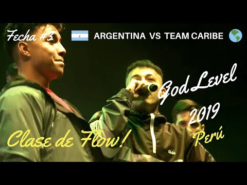 ARGENTINA VS TEAM CARIBE | CUARTOS | GOD LEVEL FEST PERÚ 2019