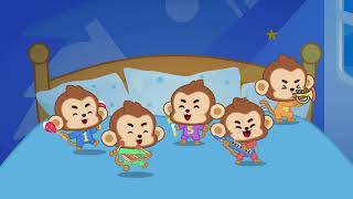 Five Little Monkeys | GoGo Magic Time | Kids Songs | Nursery Rhymes | Animal | Cartoon