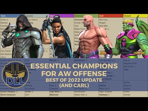 Essential Champions for Alliance War Offense: Best of 2022 Update (And Carl)