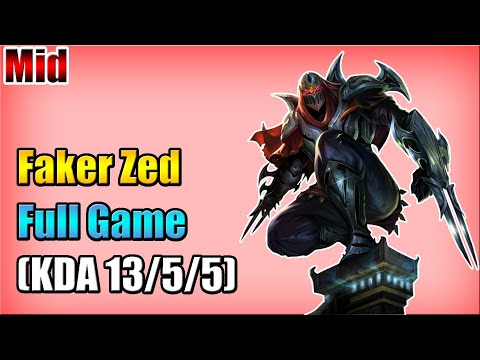SKT T1 Faker - Zed vs Fizz - Mid - Full Game (Jan 06, 2016)