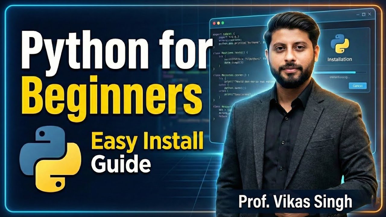 2.Beginners Guide to Python: Easy Installation Tutorial